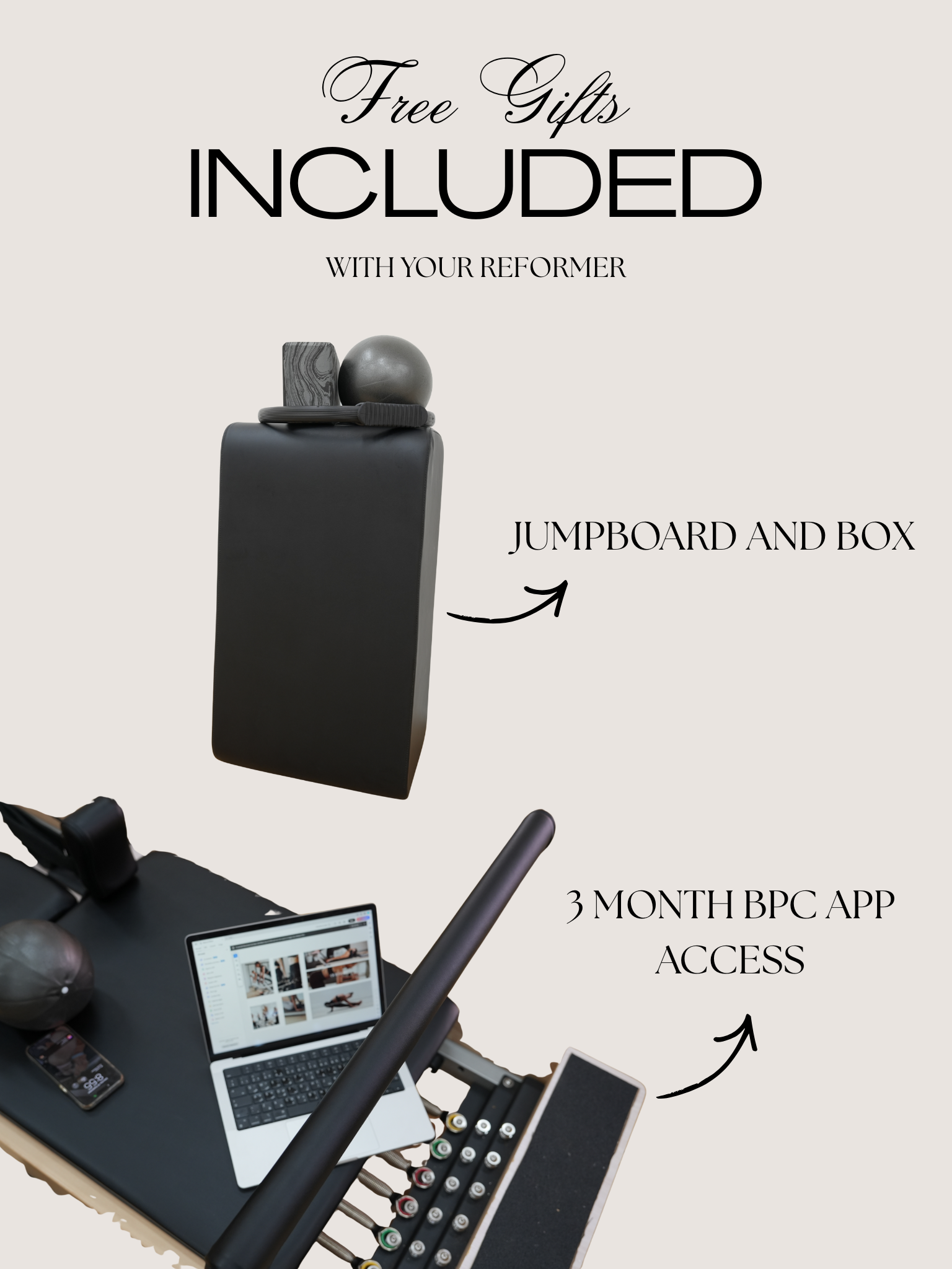 Folding Reformer Pilates Machine